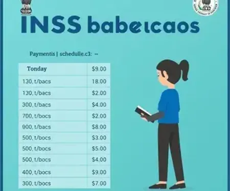 INSS paga nesta segunda benefício de até 1 salário mínimo para final 8 e acima do piso para finais 3 e 8; calendário termina quarta